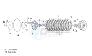 RSV 2 1000 drawing Clutch I