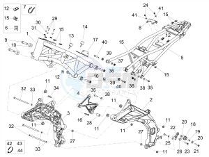 DORSODURO 900 E4 ABS (NAFTA) drawing Frame