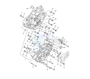 WR F 250 drawing CRANKCASE