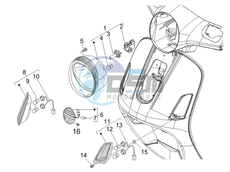 Head lights - Turn signal lamps