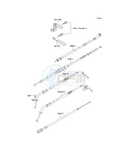 VN 800 C [VULCAN 800 DRIFTER] (C1 CAN ONLY-C2) [VULCAN 800 DRIFTER] drawing CABLES