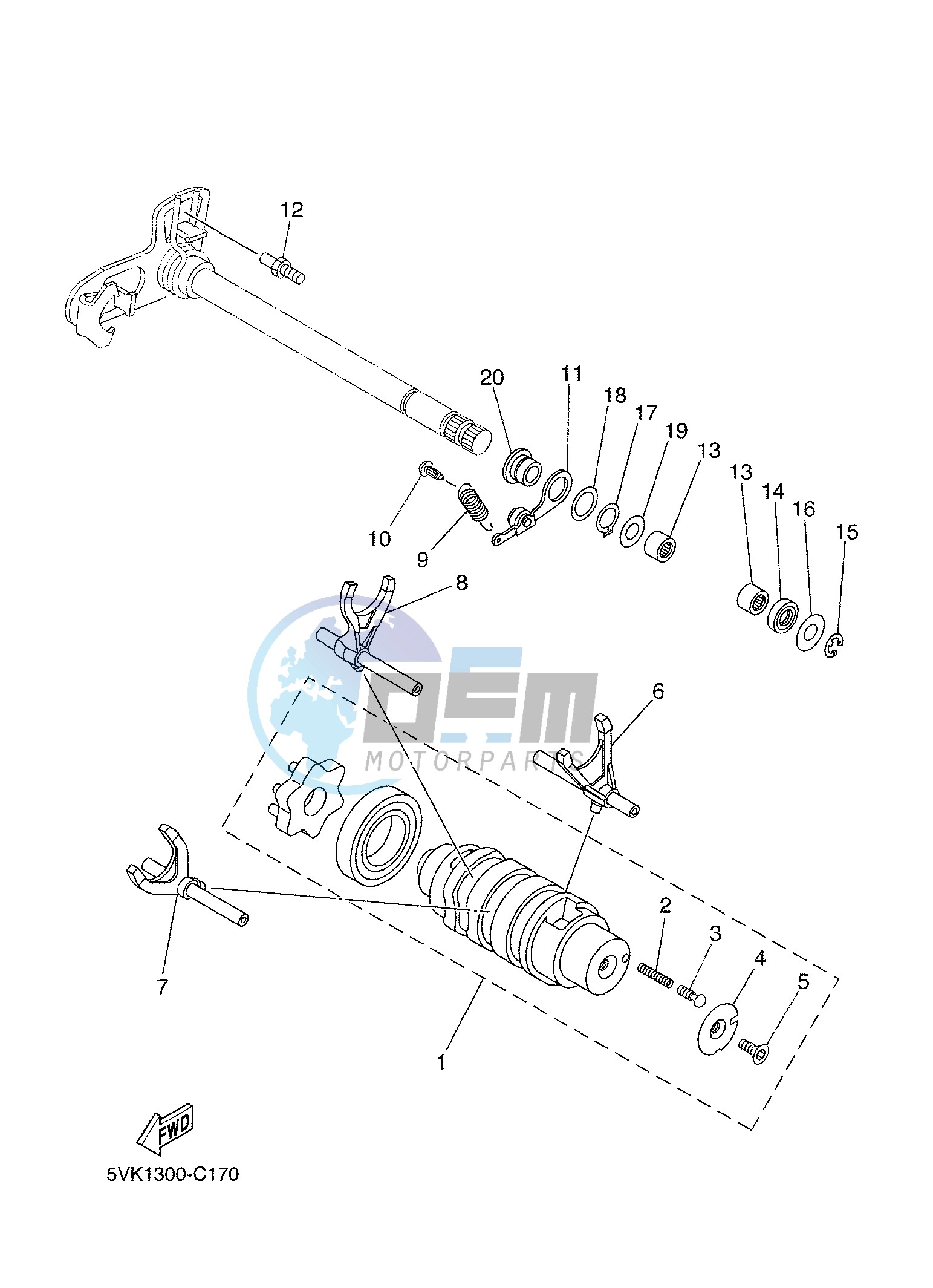 SHIFT CAM & FORK