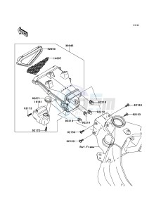 NINJA ZX-6R ZX636-C1H FR GB XX (EU ME A(FRICA) drawing Air Duct