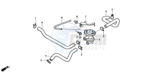 VT750C3 drawing AIR SUCTION VALVE