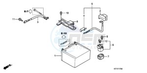 SH1259 France - (F / CMF) drawing BATTERY