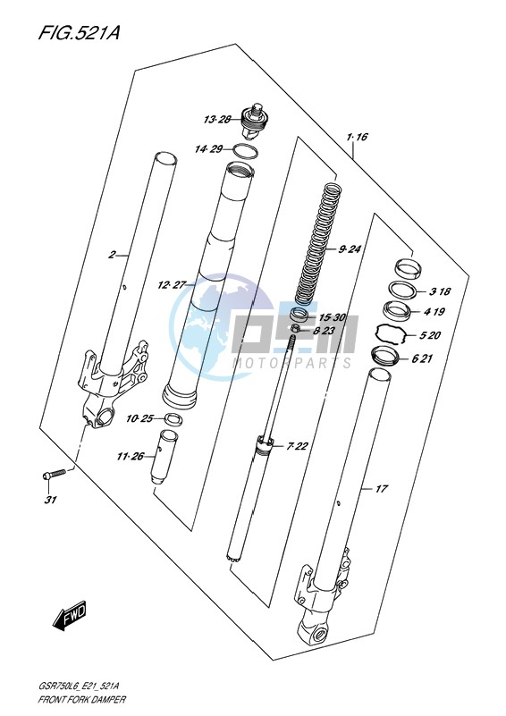 FRONT FORK DAMPER