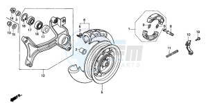 CN250 drawing REAR WHEEL (2)