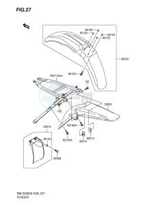 RM-Z250 (E28) drawing FENDER