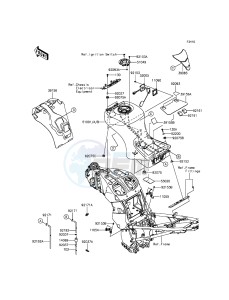 1400GTR ABS ZG1400EGF FR GB XX (EU ME A(FRICA) drawing Fuel Tank