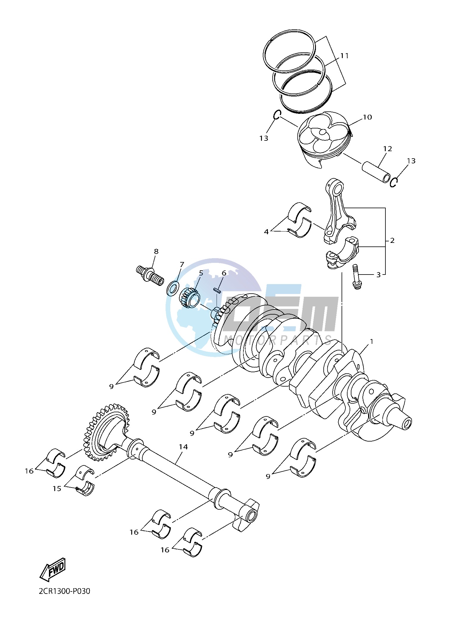 CRANKSHAFT & PISTON