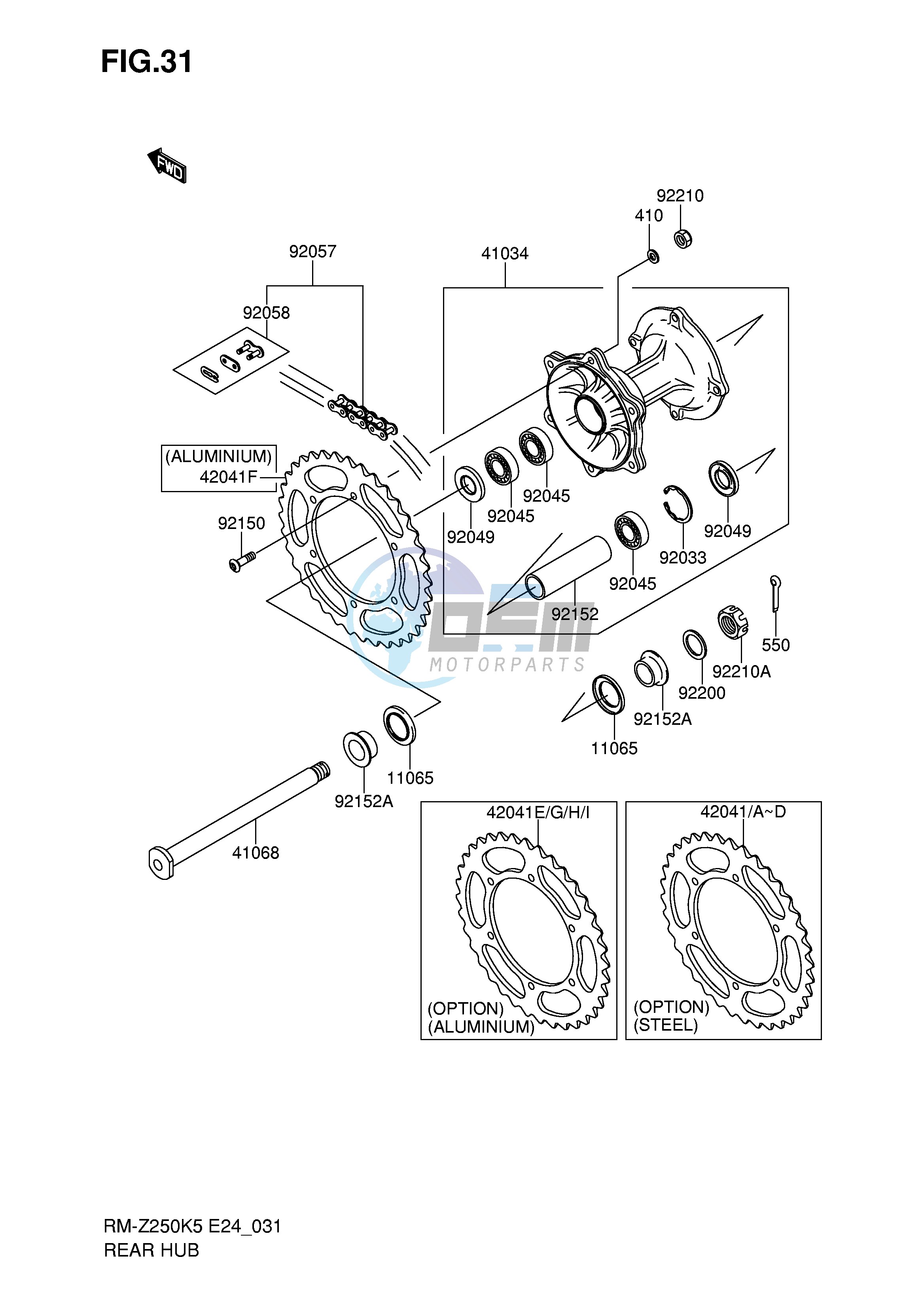 REAR HUB