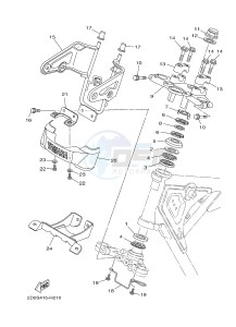 YB125 (2CS1) drawing STEERING