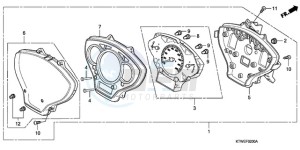 SH300A9 UK - (E / ABS MKH TBX) drawing METER