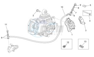 Stelvio 1200 1200 drawing Rear brake caliper