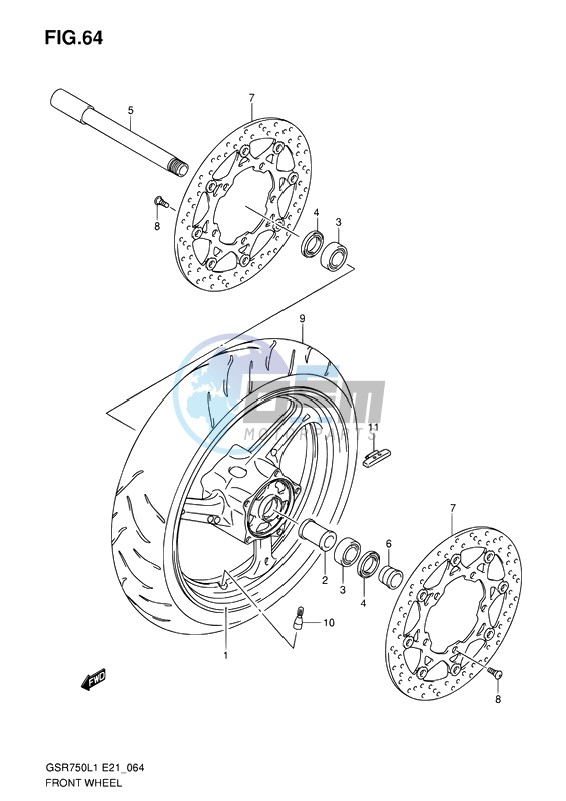 FRONT WHEEL