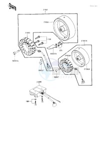 KZ 750 L [L3] drawing GENERATOR_REGULATOR