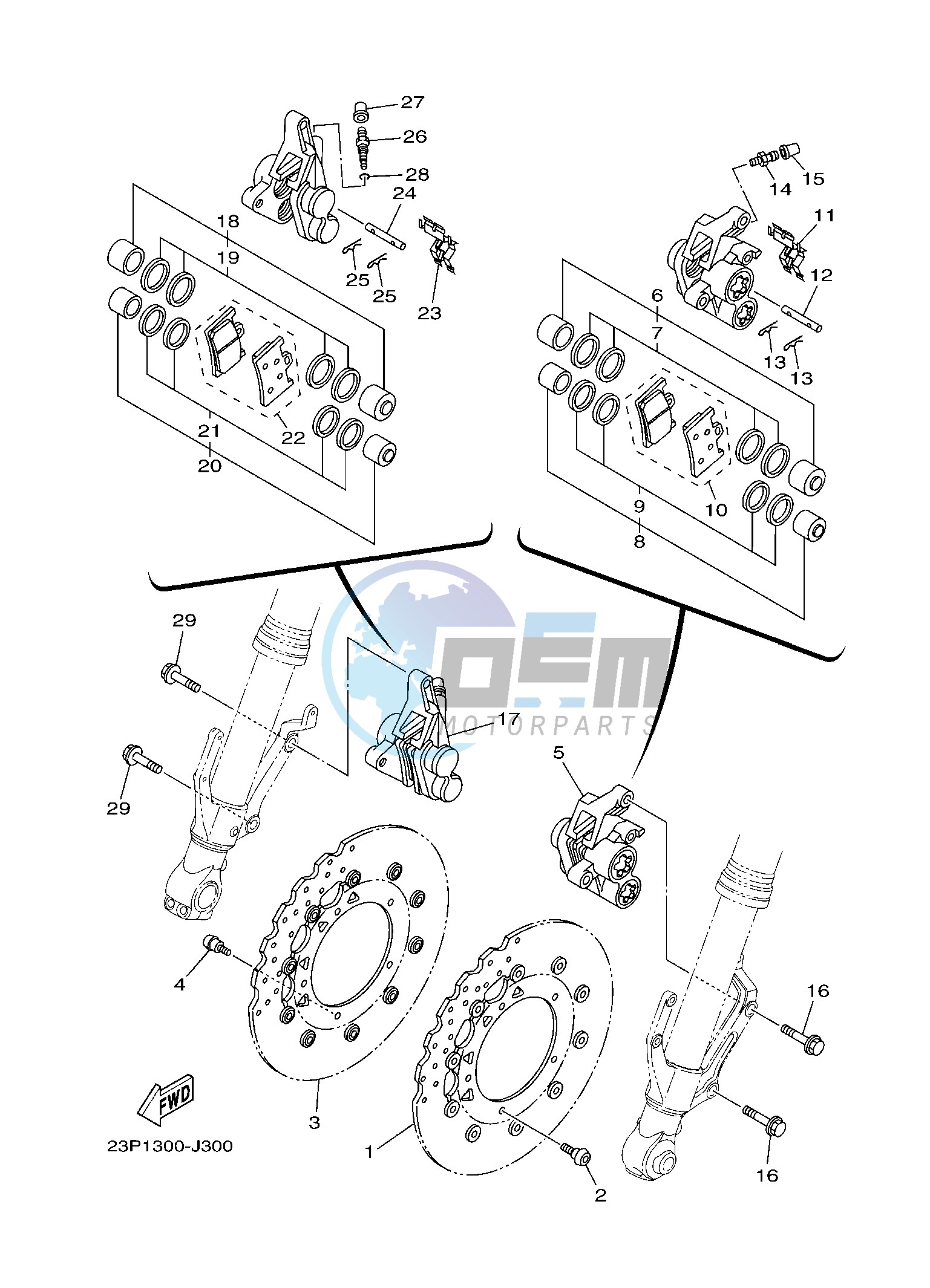 FRONT BRAKE CALIPER