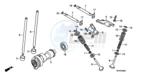 TRX500FEA Australia - (U / EC) drawing CAMSHAFT