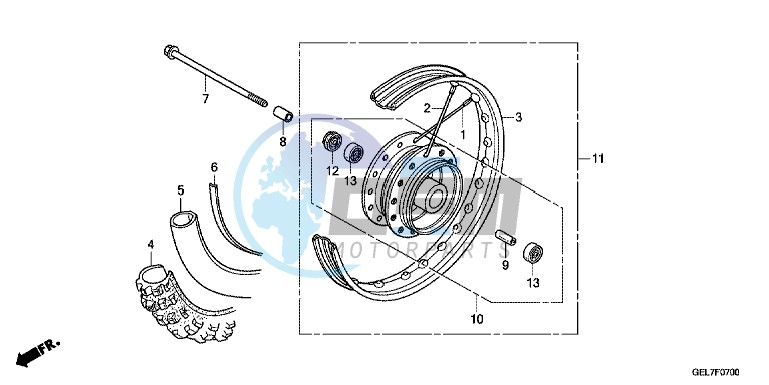 FRONT WHEEL