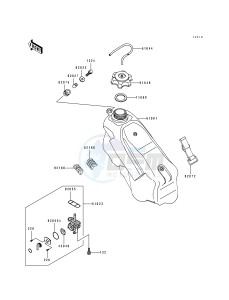 KX 250 K [KX250] (K) [KX250] drawing FUEL TANK