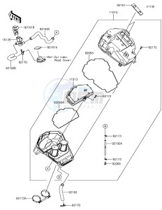 NINJA 650 EX650KJF XX (EU ME A(FRICA) drawing Air Cleaner