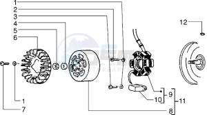 SKR 80 city drawing Flywheel magneto