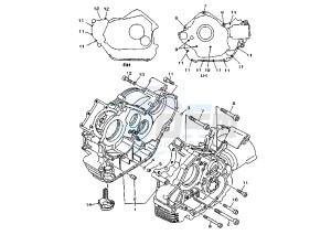 XVS A DRAG STAR CLASSIC 1100 drawing CRANKCASE