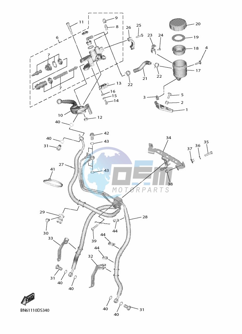 FRONT MASTER CYLINDER