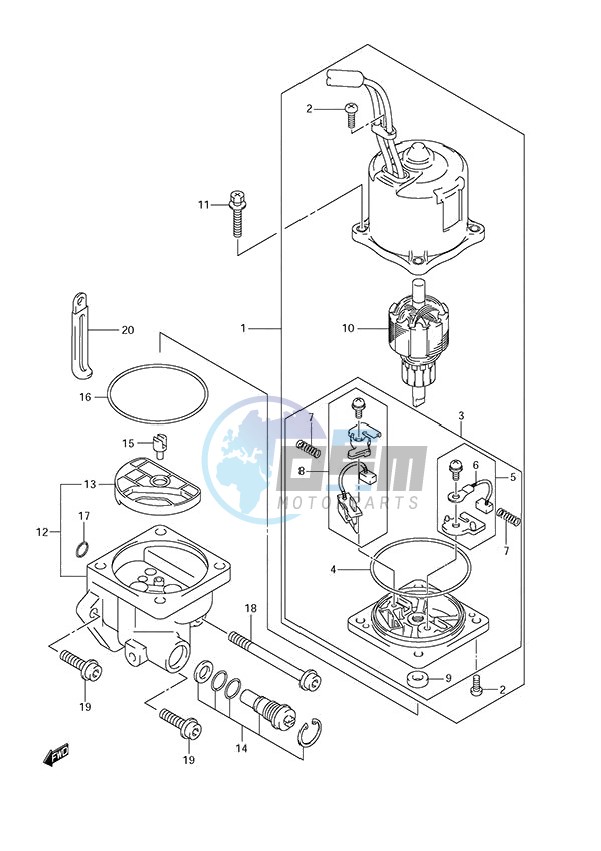 PTT Motor (DF 250S)