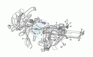 California III 1000 Carburatori Carenato Carburatori Carenato drawing Electrical system