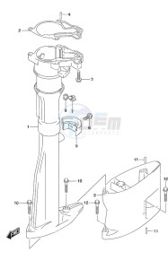 DF 2.5 drawing Drive Shaft Housing (L)