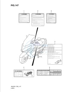 AN400Z drawing LABEL (AN400ZAL1 E2)