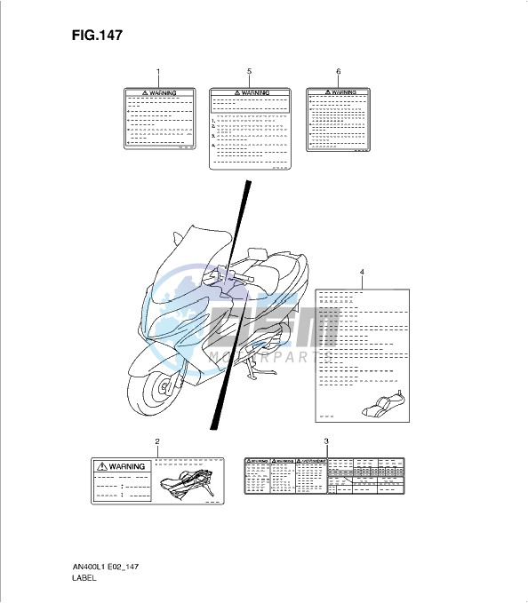 LABEL (AN400ZAL1 E2)