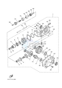 YFM700FWAD YFM70GPAJ GRIZZLY 700 EPS (B1AD) drawing DRIVE SHAFT