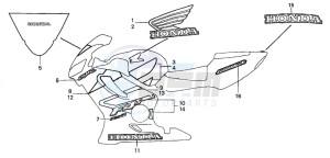 CBR600FR drawing STRIPE (6)