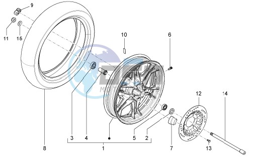 Rear wheel II