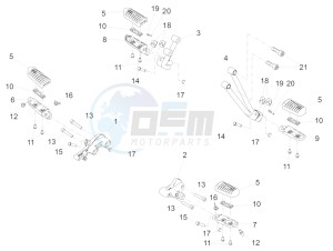 V7 III Special 750 e4 (APAC) drawing Foot rests