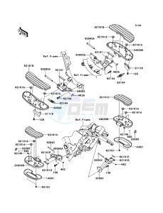 VN1700_VOYAGER_ABS VN1700BCF GB XX (EU ME A(FRICA) drawing Footrests