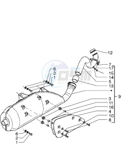 X9 500 drawing Silencer