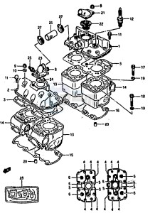 RG500 (E1) Gamma drawing CYLINDER