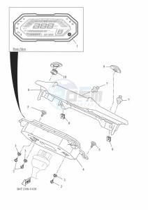 TRACER 700 MTT690-A (B4T1) drawing METER