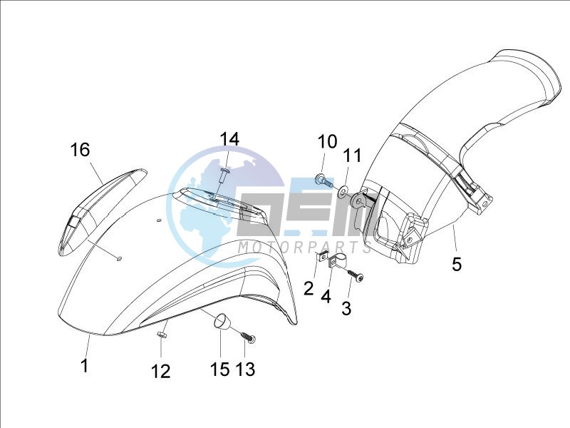 Wheel housing - Mudguard