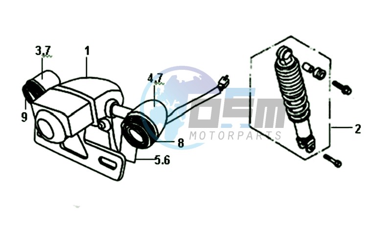 REAR LIGHT - REAR SUSPENSION