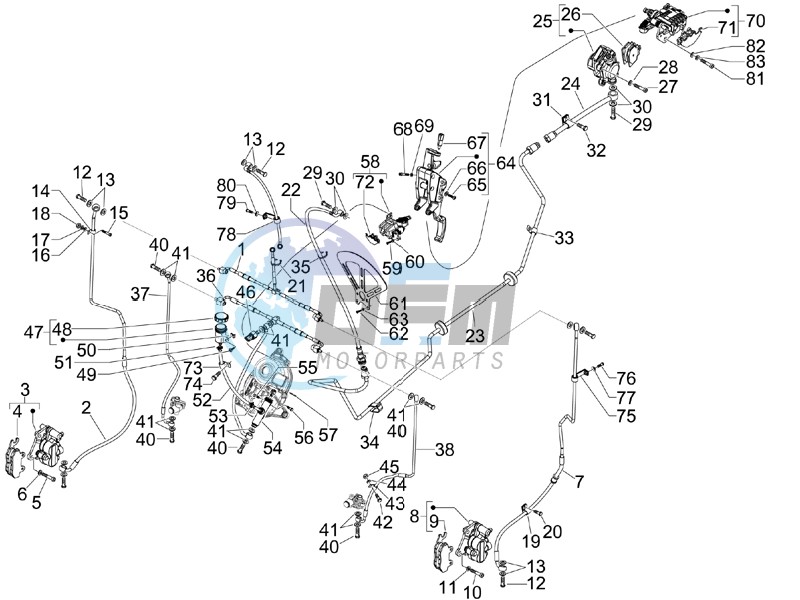 Brakes hose  - Calipers