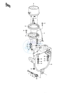 KE 175 D [KE175] (D2-D3) [KE175] drawing METER -- 80-81 KE175-D2_D3- -