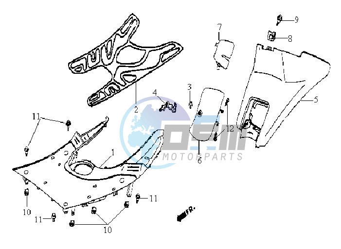 COWLING / FOOTREST / FLOOR MAT