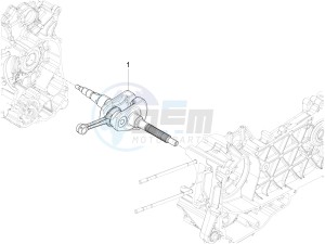 Liberty 125 4t 3v ie e3 (Vietnam ) Vietnam drawing Crankshaft