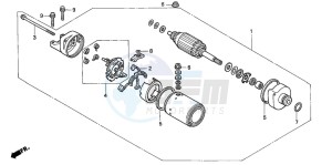 CB1300S CB1300SUPERBOLD'OR drawing STARTING MOTOR