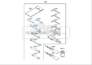 ZZR 250 (EU) drawing OWNER TOOLS