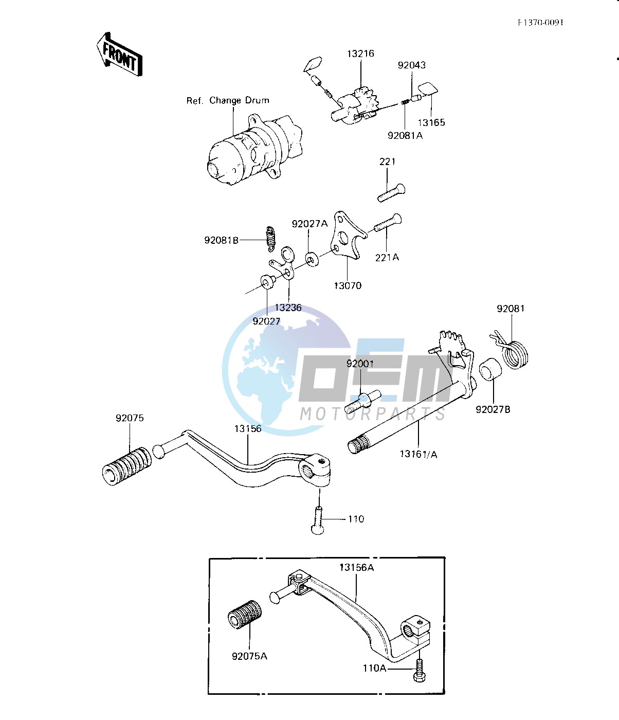 GEAR CHANGE MECHANISM